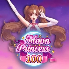 Slots logo of Moon Princess 100 from Play’n GO at HellSpin Casino
