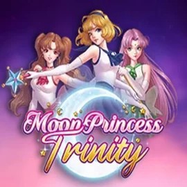 Moon Princess Trinity slot logo by Play’n GO at HellSpin Casino